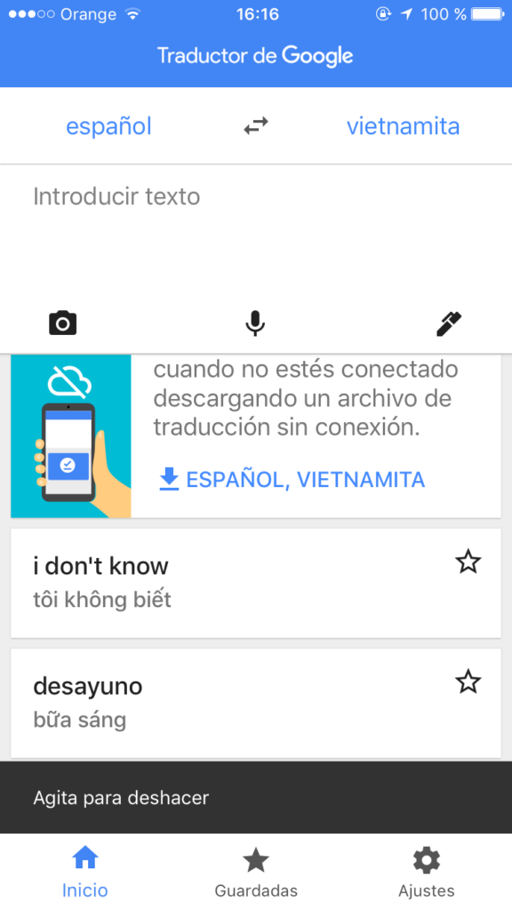  app para viajar google translator