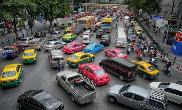 tráfico en bangkok