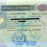 visado para viajar a Indonesia
